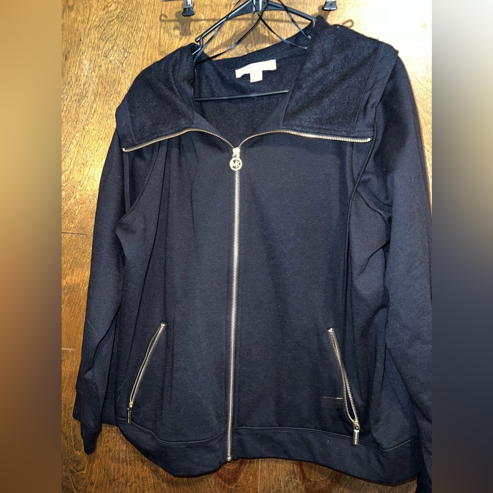Plus Size 2X Michael Kors Fleece Lined Zipup Hoodie